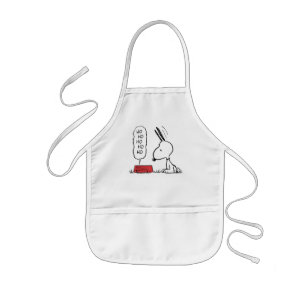 Peanuts   Snoopy Ho Ho Ho Food Dish Kids Apron