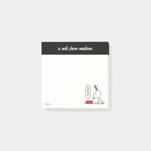Peanuts   Snoopy Ho Ho Ho Food Dish Post-it Notes