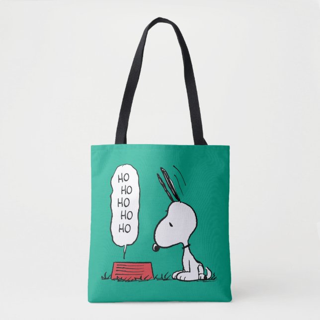 Peanuts | Snoopy Ho Ho Ho Food Dish Tote Bag (Front)