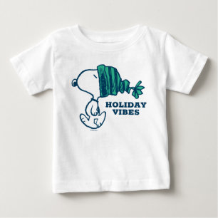 Peanuts   Snoopy Holiday Happiness Heart Baby T-Shirt