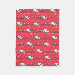Peanuts   Snoopy Holiday Ho Ho Ho Holiday Fleece Blanket
