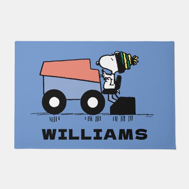 Peanuts | Snoopy Ice Resurfacing Machine Doormat (Front)