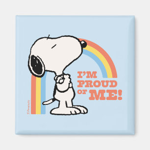 Peanuts   Snoopy I'm Proud of Me Magnet