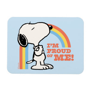 Peanuts   Snoopy I'm Proud of Me Magnet