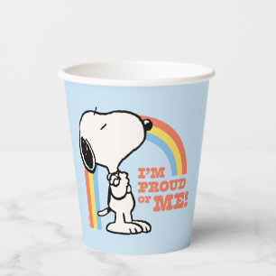 Peanuts   Snoopy I'm Proud of Me Paper Cups
