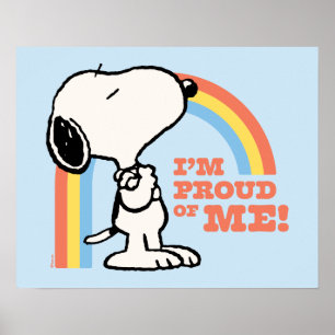 Peanuts   Snoopy I'm Proud of Me Poster