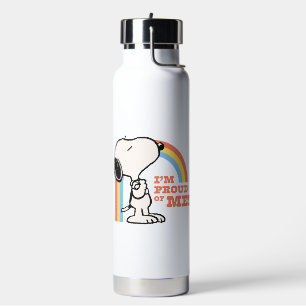 Peanuts   Snoopy I'm Proud of Me Water Bottle