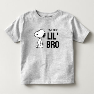 Peanuts Snoopy I'm The Little Brother Toddler T-Shirt