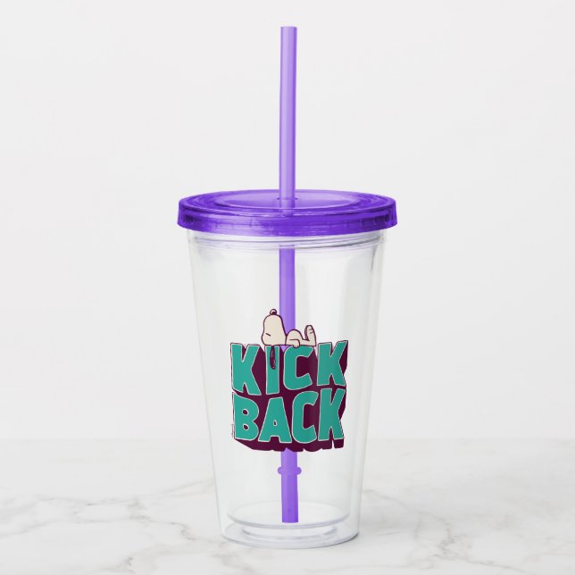Peanuts | Snoopy Kickback Acrylic Tumbler (Front)