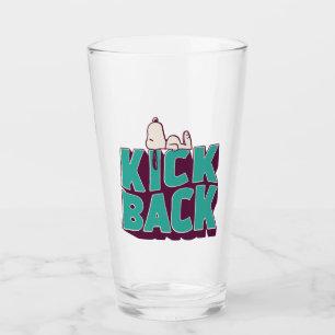 Peanuts Snoopy Kickback Glass