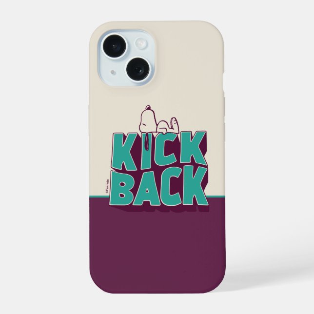Peanuts | Snoopy Kickback iPhone 15 Case (Back)