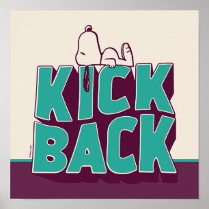 Peanuts Snoopy Kickback Poster