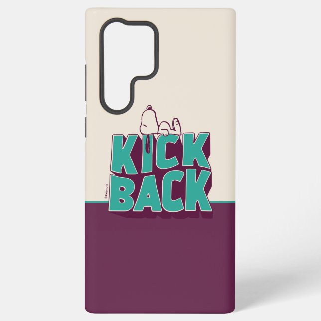 Peanuts | Snoopy Kickback Samsung Galaxy S22 Ultra Case (Back)