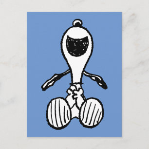 Peanuts   Snoopy Laughs Postcard