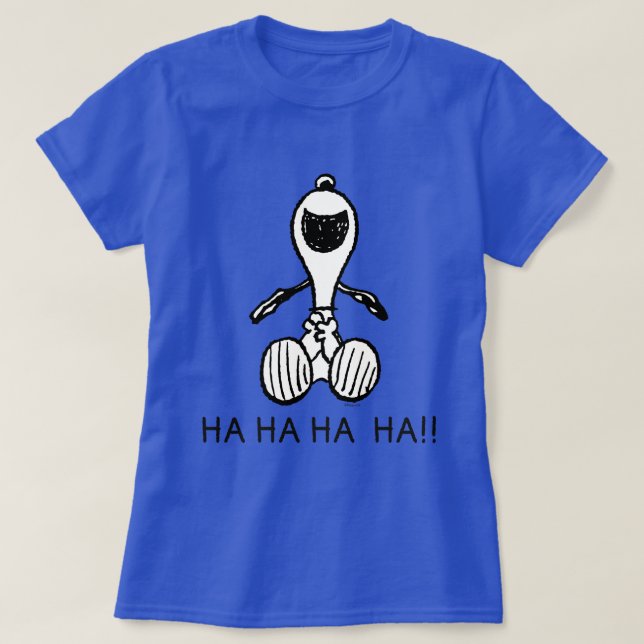 Peanuts | Snoopy Laughs T-Shirt (Design Front)