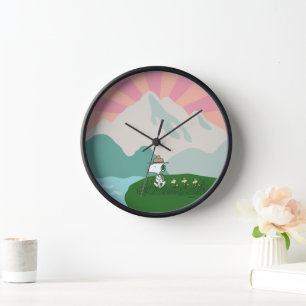 Peanuts   Snoopy Leader of the Pack Clock