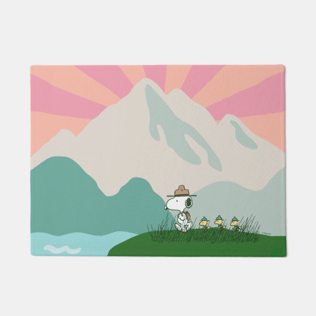 Peanuts | Snoopy Leader of the Pack Doormat (Front)