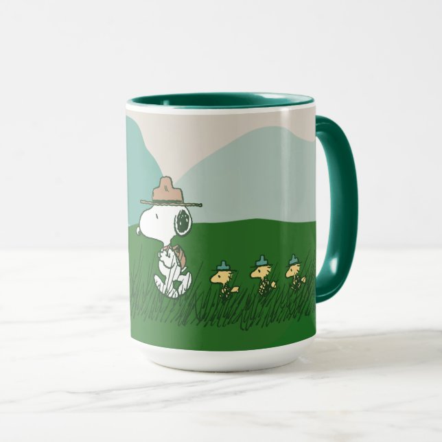 Peanuts | Snoopy Leader of the Pack Mug (Front Right)