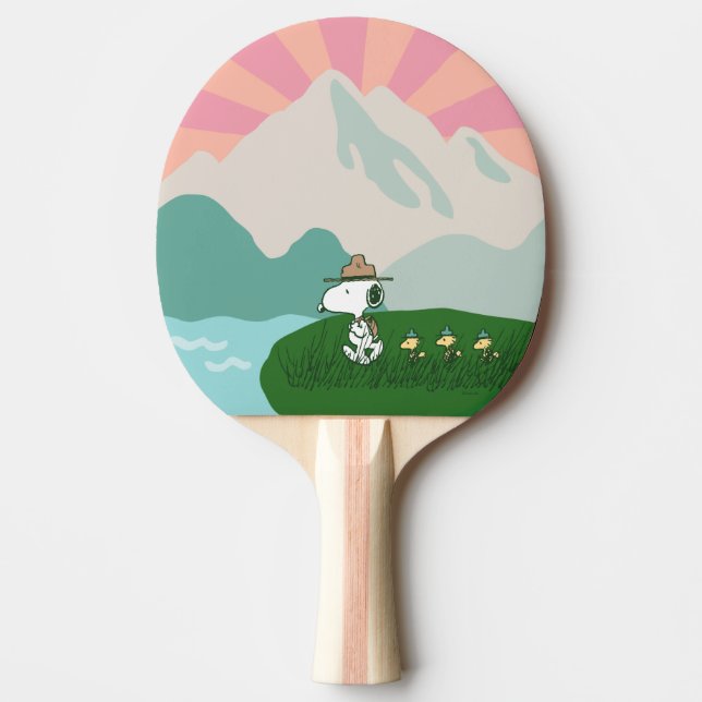 Peanuts | Snoopy Leader of the Pack Ping Pong Paddle (Front)