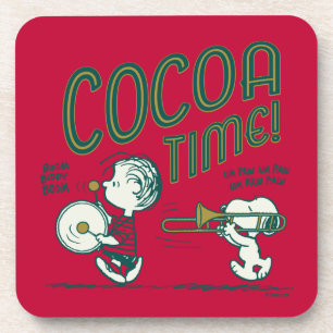 Peanuts Snoopy & Linus Cocoa Time Coaster