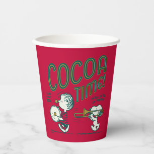 Peanuts Snoopy & Linus Cocoa Time Paper Cups