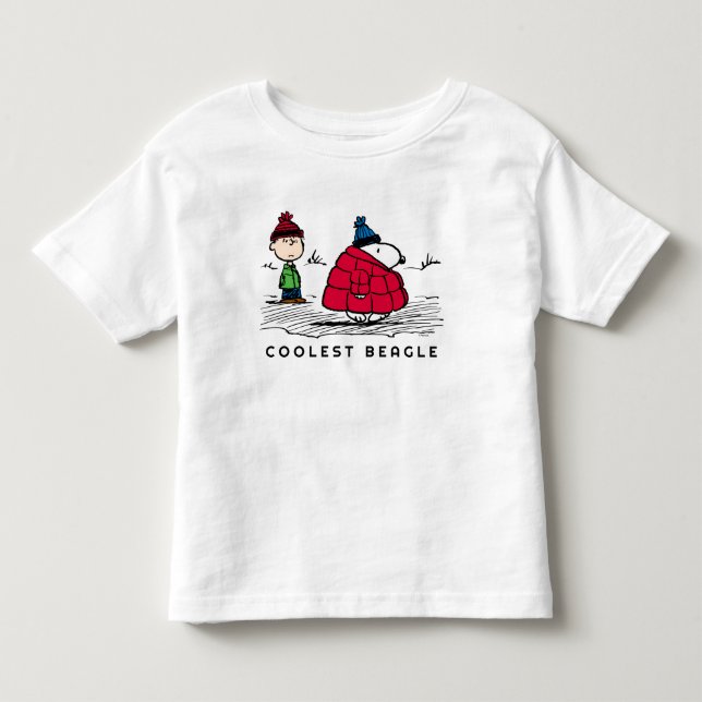 Peanuts | Snoopy & Linus Down Filled Jacket Toddler T-Shirt (Front)
