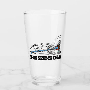 Peanuts Snoopy & Linus Glass