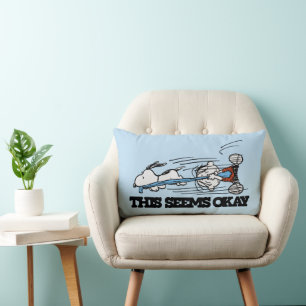 Peanuts   Snoopy & Linus Lumbar Cushion
