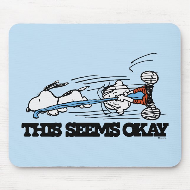 Peanuts | Snoopy & Linus Mouse Mat (Front)