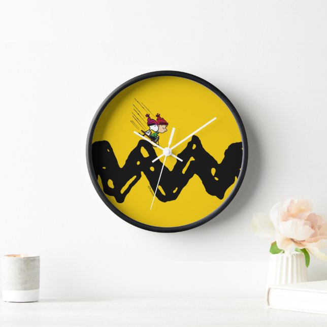 Peanuts | Snoopy & Linus Sled Ride Clock (Home)