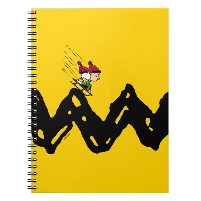 Peanuts | Snoopy & Linus Sled Ride Notebook (Front)