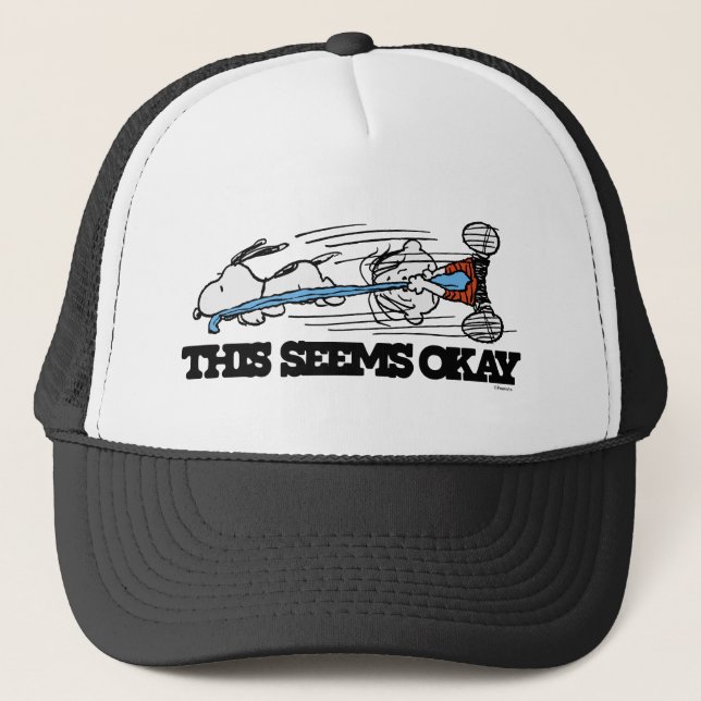 Peanuts | Snoopy & Linus Trucker Hat (Front)