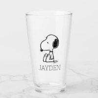 Peanuts | Snoopy Looking Down | Add Your Name