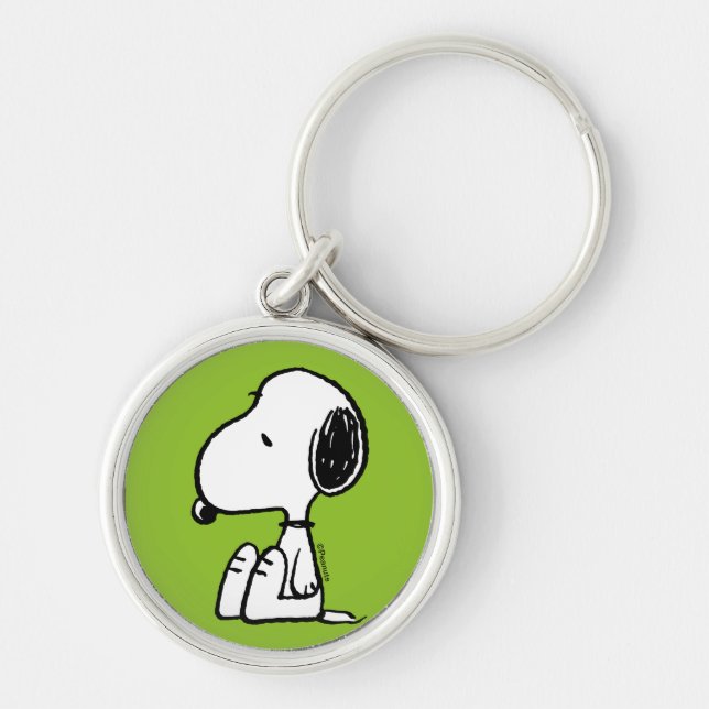 Peanuts | Snoopy Looking Down Key Ring (Front)