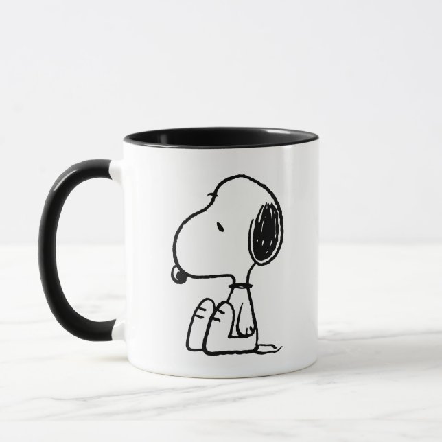 Peanuts | Snoopy Looking Down Mug (Left)