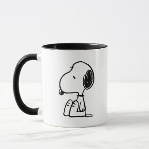 Peanuts   Snoopy Looking Down Mug