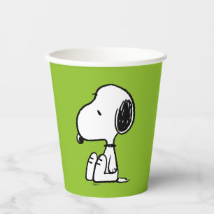 Peanuts   Snoopy Looking Down Paper Cups