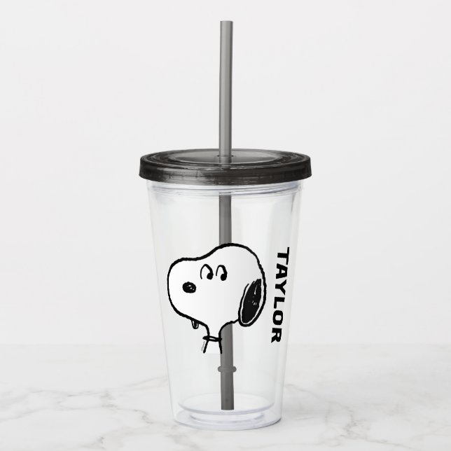 Peanuts | Snoopy Looks Acrylic Tumbler (Front)