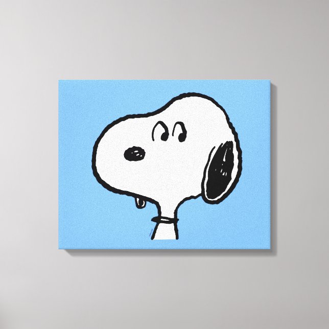 Peanuts | Snoopy Looks Canvas Print (Front)