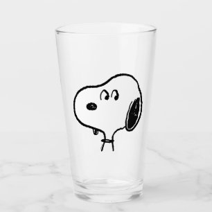 Peanuts Snoopy Looks Glass