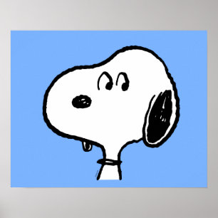 Peanuts Snoopy Looks Poster