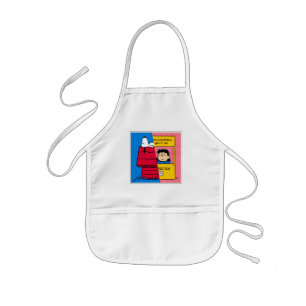 Peanuts   Snoopy & Lucy Half & Half Kids Apron