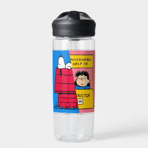 Peanuts   Snoopy & Lucy Half & Half Water Bottle