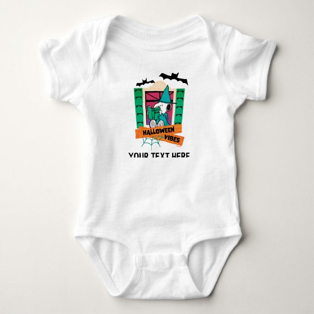 Peanuts Snoopy Magic Potions Halloween Baby Bodysuit (Front)