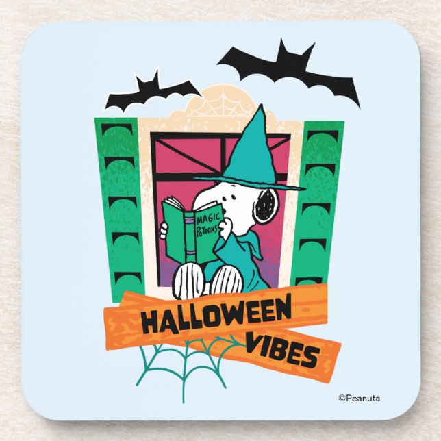 Peanuts Snoopy Magic Potions Halloween Coaster (Front)