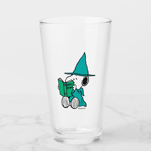 Peanuts Snoopy Magic Potions Halloween Glass (Front)
