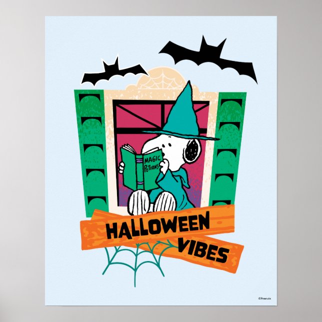 Peanuts Snoopy Magic Potions Halloween Poster (Front)