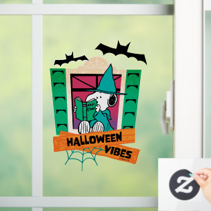 Peanuts Snoopy Magic Potions Halloween Window Cling