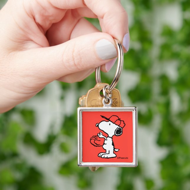 Peanuts | Snoopy Making the Catch Key Ring (Hand)
