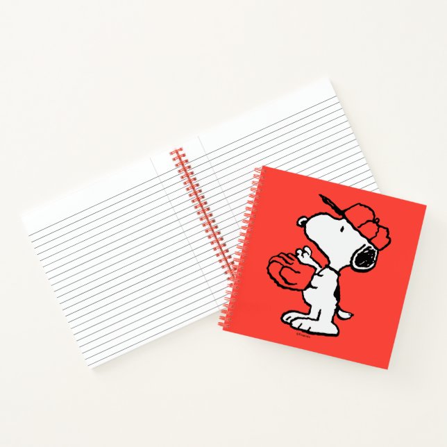 Peanuts | Snoopy Making the Catch Notebook (Inside)